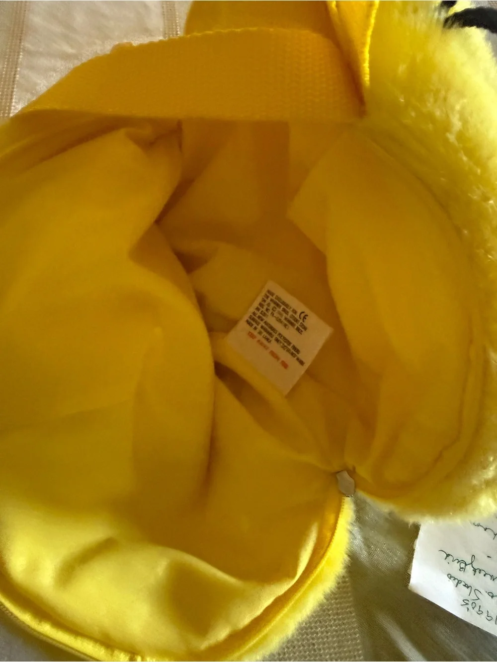 Warner Bros. Tweety Plush Kids Backpack in Yellow with Blue Eyes and Orange Beak